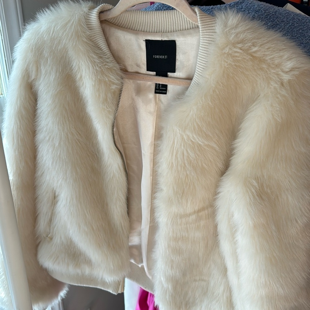 Forever 21 Faux Fur Bomber
